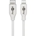 Goobay USB-Kabel  USB 2.0 USB-C® Stecker, Apple Lightning Stecker 1.00 m Weiß...