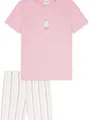 Schiesser Shorty Mädchen Jersey lila bedruckt, 140 773752-0002-01400
