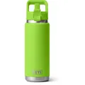 Yeti Coolers Rambler 26oz Colour Straw Isolierflasche (Größe 769ml, gruen)