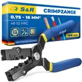 Crimpzange KabelschuhPresszange für Aderendhülsen 0.7516mm² Quetschzange Klem...