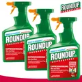 Roundup Unkrautfrei 3 x 1 l Express (AC) Sprühflasche