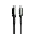 F-ENERGY C260 Kabel Typ C auf Typ C QC4.0 PD 5A 100W Cafule 3 m schwarz