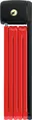 ABUS Faltschloss Bordo Lite 6055K SH mit Halterung - Extra-leichtes Fahrradschloss aus Spezialstahl - ABUS-Sicherheitslevel 7 - 85 cm - Rot