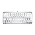 Logitech MX Keys Mini for Business kabellose beleuchtete Tastatur, Englishes QWERTY-Layout - Pale Grey