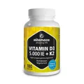 Vitamin D3 K2 5000 I.E./100 µg hochdosiert 180 St