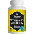 Vitamin D3 K2 5000 I.E./100 \μg hochdosiert Tabl. 180 St