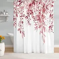 M&W DAS DESIGN Duschvorhang Shower Curtain Badewannenvorhang Badevorhang Anti Schimmel Waschbar Faltbar Schwer duschvorhang 180x200 100% Wasserdicht