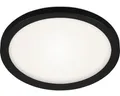 LED Deckenleuchte 12W 1400 lm 4000 K Ø 19 cm Slim schwarz + Backlight