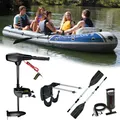 Intex Motorbootset Excursion 5 +Heckspiegel +Elektromotor TRS62 Schlauchboot Set