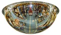 Halbkugelspiegel für den Innenbereich, Blickwinkel 360 Grad, aus Acrylglas, Spiegeldurchm. 800 mm, max. Beobachterabstand 4 m
