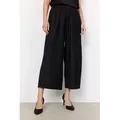 Schlupfhose SOYACONCEPT "SC-KIRIT 4", Damen, Gr. XL, N-Gr, schwarz (9999 schwarz), Web, Obermaterial: 65% Polyester, 35% Viskose, unifarben, modisch, Hosen, Sommerhose