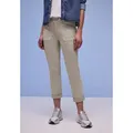 STREET ONE Cargojeans Style Charlie mit Slim Legs und Stretch beige 32