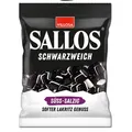 Sallos Schwarzweich Süß Salzig Weichlakritz mit Schaumzucker 200g