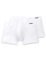 Schiesser Herren (2er Pack) Shorts Unterhose mit weichem B ndchen, Weiß (Weiss 100), S EU