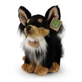 Chihuahua schwarz tricolor 24 cm sitzend Kuscheltier Hund Plüschtier