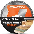 Sägeblatt 216x30 1.8mm Feinschnitt in Holz & Alu, 60 Zähne für Kapp & Tischkr...