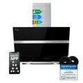 KKT KOLBE Dunstabzugshaube 60cm Wandhaube Edelstahl schwarz Glas Smart WLAN App