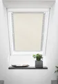 Lichtblick Dachfenster Sonnenschutz Thermofix verdunkelnd creme 47x91,5 cm