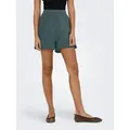 ONLY Shorts ONLTIZANA STRING COTTON SHORTS WVN Baumwolle, loose fit grün L (40)