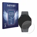 3x Savvies Schutzglas für Samsung Galaxy Watch 5 (44mm) Glas Panzer Display