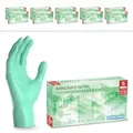 1000 Stk (10x100) ARNOMED Einweghandschuhe Grün, Einmalhandschuhe S, Nitril Handschuhe Einweg, Nitrilhandschuhe puderfrei, Gummihandschuhe Einweg, Schutzhandschuhe, Handschuhe Nitril XS, S, M, L, XL