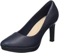 Clarks Damen Ambyr Joy Pumps, Navig Leder, 38 EU