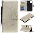 CoverKingz Handyhülle Hülle für Apple iPhone 13 Handyhülle Flip Case Cover Schutzhülle 15,2 cm (6 Zoll), Klapphülle Schutzhülle mit Kartenfach Schutztasche Motiv Mandala