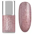 Semilac UV Nagellack 3in1 One Step Glossy S250 Glitter Pink 7 ml