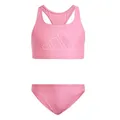 adidas Mädchen Logo Bikini Set Kids, Lucid Pink/Lucid Pink, 9-10 Years
