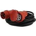 Pce - Cee-verlängerung 5-polig 16a H07rn-f5g1,5 10m Schwarz Stecker & Kupplungen