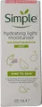 Simple Feuchtigkeitsspendende Leichte Tagescreme 125 ml Vegan Ohne Parfum