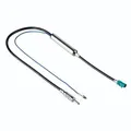 Hama Antennen-Adapter für Autoradio, Fakra/Z-Buchse auf DIN-Stecker