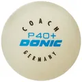 Donic P40+ Coach ** Box 6 Stück, weiß