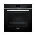 Siemens HR532GBS3, iQ300, Einbau-Backofen mit Dampfunterstützung, 60 x 60 cm, Air Fry-Funktion, 15 Automatikprogramme, 3D-Heißluft-Technologie, LED-Touchdisplay, Edelstahl