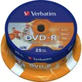 Verbatim DVD-R, 16x, 4.7GB, 25er Spindel (25x) (43538)