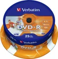 Verbatim DVD-R 43538 (VE25) Blu-ray-Rohlinge DVD-R