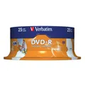 verbatim DVD-R 4,7 GB bedruckbar, 25 St.
