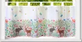 Weckbrodt Scheibengardine Leo (1 St), Schlaufen, halbtransparent, Voile, Bistro, Voile, bedruckt, Winter, HxB 45x120cm, Gardine, Store