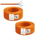 200m Cat7 Netzwerkkabel Cat 7 2x 100m Verlegekabel Kabel Installationskabel