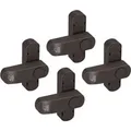 Basi - Fenster- und Fenstertürenzusatzsicherung - SET - 4x FS 500 - Braun - Einflügelig - 4x1100-0051