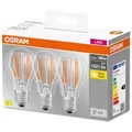 3er Pack OSRAM LED BASE Filament E27 Lampe 11W wie 100W warmweiß
