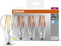 Osram LED Base Classic A100 E27 Filament Warmweiß 2700K 3Stk