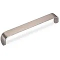 SO-TECH® Möbelgriff Schrankgriff DALE BA 128 - 192 mm, Lochabstand 160 mm Edelstahloptik matt inkl. Schrauben silberfarben Bohrlochabstand: 160 mm | 1.9 cm x 16.7 cm x 2.8 cm