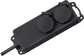 Brennenstuhl Extension socket IP44 2-way black 2,0mH07RN-F 3G1,5 - Verlängerungsschnur - Wechselstrom 230 V - output connectors: 2 - 2 m (1159930)