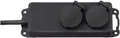brennenstuhl® 1159930 Steckdosen-Verteiler IP44 - 2-fach, 2m, schwarz, ohne Scha