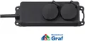 BRENNENSTUHL Outdoor Steckdosenleiste 2-fach IP44 2m Kabel schwarz /#849186