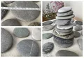 8 große flache Steine zum Bemalen – ca. 10 cm – Seltene Natursteine aus Alpenflüssen, ideal für Basteln, kreative Deko und DIY-Projekte, glatt und bemalbar mit Acrylfarben und Lackstiften