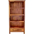 Bücherregal Rami 90x180x35 aus indischem Sheesham-Massivholz