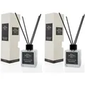 2er Set DOCKS Raumduft Set 110ml Diffuser mit Duftstäbchen – Lufterfrischer Duft Baumwolle