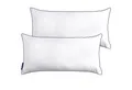 Gentle North Microfaserkissen Kopfkissen in Hotelqualität - Einzeln oder im 2er Set - 60° Waschbar, Füllung: Polyester, Rückenschläfer, Seitenschläfer, Bauchschläfer, Comfort, Reißverschluss für Füllung - Made in EU - allergikerfreundlich